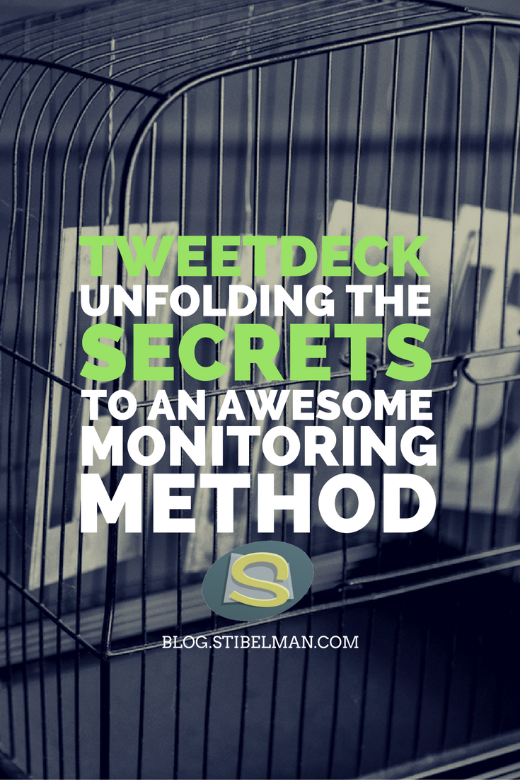 Twitter is fast. Really fast. If you let days pass without noticing what's happening with your profile, that's bad. Really bad. Here's a few pointers for how to use TweetDeck for social media monitoring like a pro!