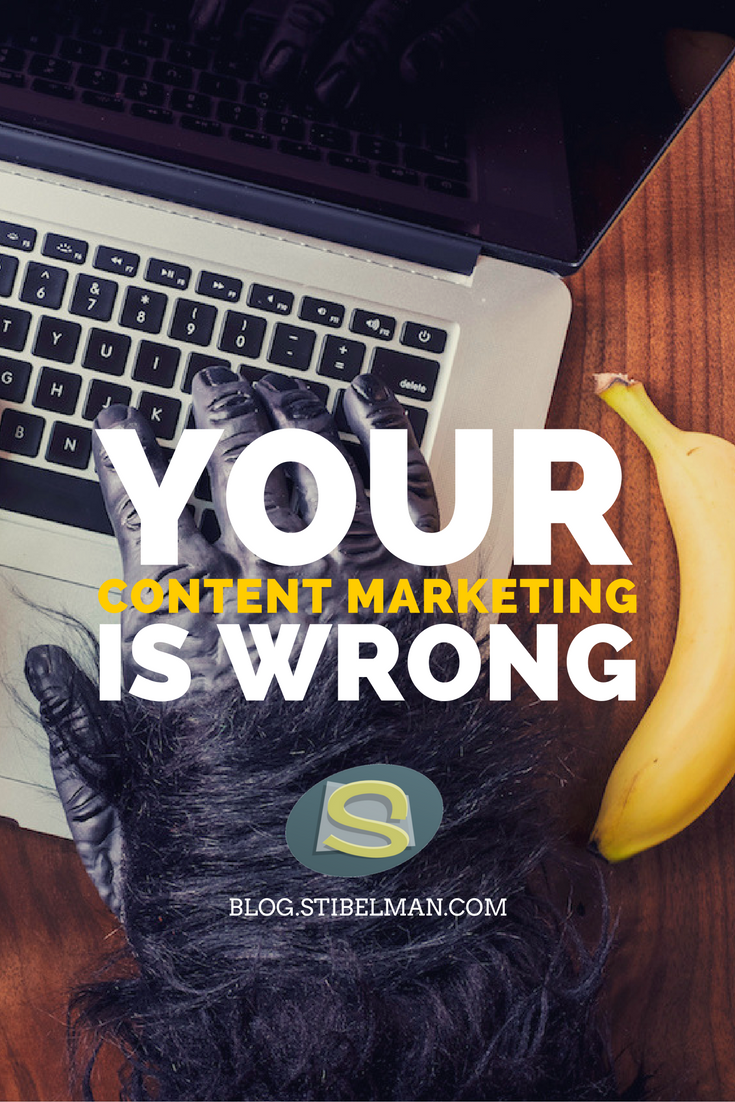 Your content marketing is wrong because you are probably doing something very, very incorrect when creating your digital advertisements.