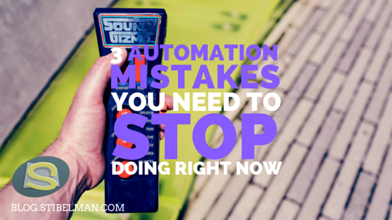 3 errori di automatizzazione che devi smettere di fare subito